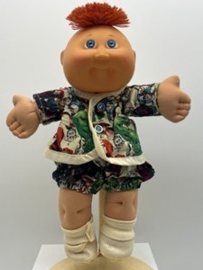 lot 159 image: 25th Anniversary CABBAGE PATCH Red Orange Carrot Top Preemie Play Along