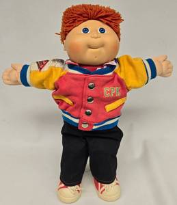 lot 205 image: Vintage Redhead Boy Cabbage Patch Doll 