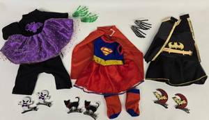 lot 221 image: 3 Halloween Costumes for Cabbage Patch Dolls