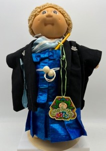 lot 3 image: RARE Vintage TUSKUDA Samari CABBAGE PATCH Doll Blond Boy Brown eyes Japan Factory