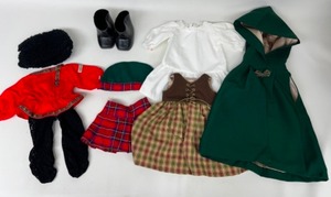 lot 235 image: Vintage Lot of Ethnic Clothing Russian Czar, Irish Kilt & English Peasant w Cape.