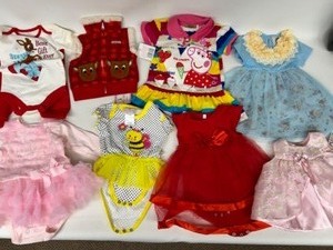 lot 256 image: Huge Lot of Baby & Toddle Clothing - Baby Balooga, CatPapa, Duck, Duck, Rudolph & Much More