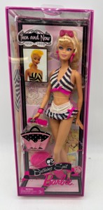 lot 239 image: Then & Now Bathing Suit Barbie - New in Package