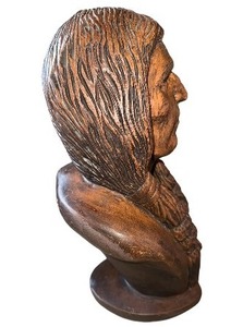 DALE HALLETT NATIVE INDIAN BUST