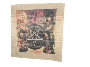 VINTAGE 1984 MOTLEY CRUE SHOUT AT THE DEVIL - TAPESTRY -  POSTER - BANNER - FLAG