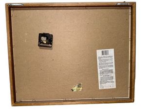 Vintage Shadowbox Wall Clock Intercraft Industries