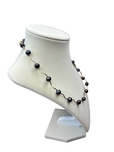 19-Inch 14k Gold Necklace with Pearl Accent
