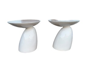 PAIR OF MCM PARABEL END TABLES EERO AARNIO