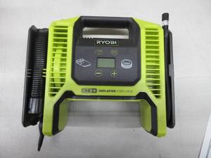 lot 203 image: RYOBI 18V ONE Dual Function Battery Powered INFLATORDEFLATOR. (Tool only). USED, TESTED, WORKS.