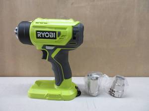 lot 204 image: Ryobi 18-Volt ONE Lithium-Ion Cordless Heat Gun (Tool Only) P3150 NEW, TESTED, WORKS