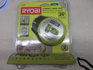 lot 221 image: RYOBI Air Grip Compact Laser Level WORKS, TESTED
