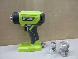 lot 239 image: Ryobi 18-Volt ONE Lithium-Ion Cordless Heat Gun (Tool Only) P3150 NEW, TESTED, WORKS