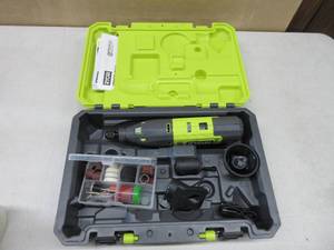lot 247 image: Ryobi RRT12-120BA335 12V Cordless Rotary Tool (1 x Integrated 12V Battery) NEW