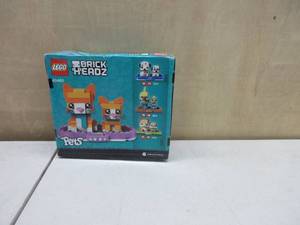 lot 290 image: LEGO BrickHeadz Ginger Tabby Cat Set 40480 NEW