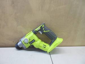lot 305 image: Ryobi P222 Ryobi One 18V SDS Rotary Hammer (Tool Only - Battery and Charger NOT Included) USED, DAMAGED, TESTED, WORKS