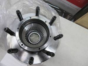 lot 335 image: KUSATEC MOOG, 515081 Front Wheel Bearing and Hub Assembly Compatible with Ford F-250 F-350 Super Duty 4WD wSRW 2005 2006 2007 2008 2009 2010, 8 Lug Bolts wABS, NEW