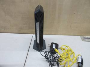 lot 363 image: NETGEAR Nighthawk Cable Modem with Voice (CM1150) -  Certified for Xfinity by Comcast Internet & Voice Plans Up to 800Mbps  2 Phone lines  4 x 1G Ethernet ports  DOCSIS 3.1 NEW, NOT SURE IF WORKS