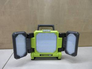 lot 372 image: RYOBI ONE 18V Cordless Hybrid LED Panel Light (Tool Only) - PCL631B NEW, TESTED, WORKS