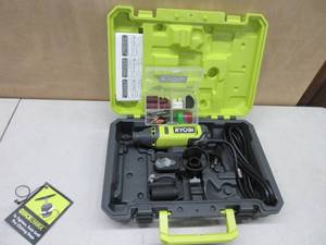 lot 374 image: 1.4 Amp Rotary Tool MISSING ONE ATTACHMENT, NEW, TESTED, WORKS