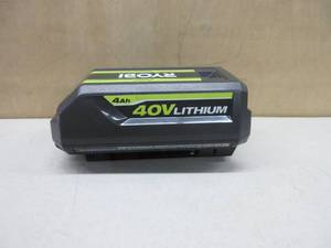 lot 381 image: Ryobi 4.0Ah OP4060 40 Volt Battery - NEW,TESTED, WORKS