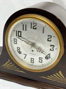 1930s Plymouth Mantel Clock (20 W x 6 D x 9.25 T) - Working Chime