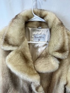 Vintage Pamela McCoy Faux Fur Coat (Size XS) - Excellent Condition
