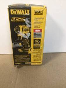 DEWALT ATOMIC 20V MAX Cordless Brushless Compact 14 in. Impact Driver (Tool Only) Customer Returns See Pictures