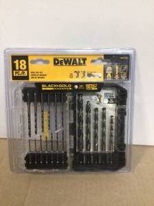 DEWALT Black and Gold Impact Ready Metal Drill Bit Set (18-Piece) Customer Returns See Pictures