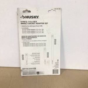 Husky Impact Socket Adapter Set (9-Piece) Customer Returns See Pictures