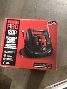 Schumacher Electric Schumacher Pro Automotive 12-Volt 1200 Peak Amp Jump Starter and Portable Power Station with 100-PSI Air Compressor  Customer Returns See Pictures