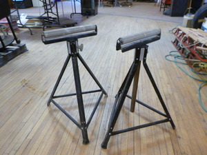 2 Rolling Saw Horses