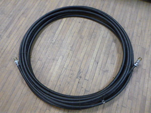 Hard Plastic Hose with Fittings
