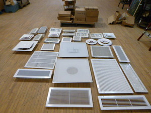 Pallet of WallFloorCeiling Vents