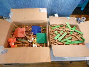 2 Boxes of Lincoln Logs