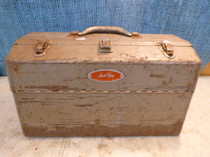 Vintage Montgomery Ward Sport King Tackle Box