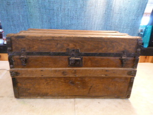 Vintage Wood Trunk