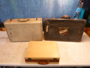 3 Vintage Suitcases