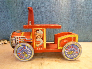 Vintage Train Toy Rider