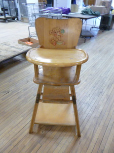 Vintage Wood Highchair