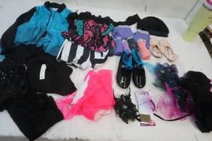 Variety Size Small Girl Dance Clothes, shoes
