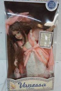 Limited Edition Of Fine Porcelain Doll  2002 Vanessa Collection