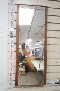 Dark wood Door Mirror