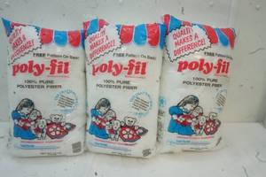 3-12oz Bags of Poly Fill