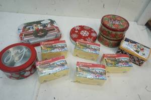 Christmas Tins & Peppermint Tea