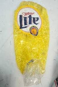 Blow Up Miller Light Glass Beer