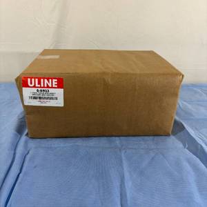 Lot Of 500 NEW Uline S-8533&nbspKraft Brown Paper Grocery Bags 7.75x4.75x16