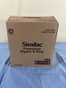 MSRP $400  1 Case (250 each) NEW Abbott 00094 Similac Premature Infant Bottle Individually Wrapped Nipple and Rings Expiration 528
