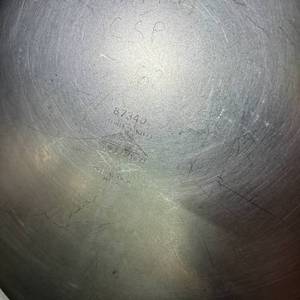 Lot of 3 Vollrath 87340 Heavy Duty Stainless Steel Surgical Solution Basin Mixing Bowls Approx 5 x 14