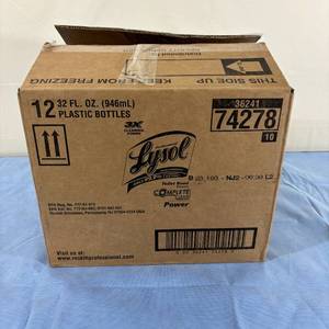 1 case (12 each) NEW&nbspLysol 74278 32 fl. oz. Professional Disinfectant Toilet Bowl Cleaner&nbsp