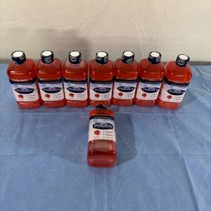 Lot of 8 NEW Abbott Pedialyte Electrolyte Solution - Strawberry Flavor Expiration 1025